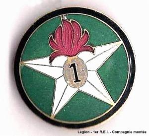 Legion 1er REI compagnie montee